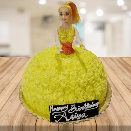 Pineapple Doll Cake – Murliwala Bakers