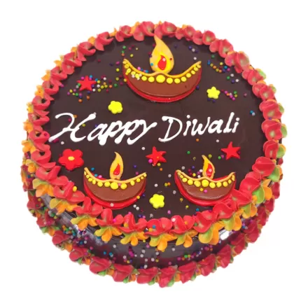 Golden / Black 1 Pc Happy Diwali Acrylic Cake Topper, Packaging Type:  Packet at Rs 12/piece in Rajkot