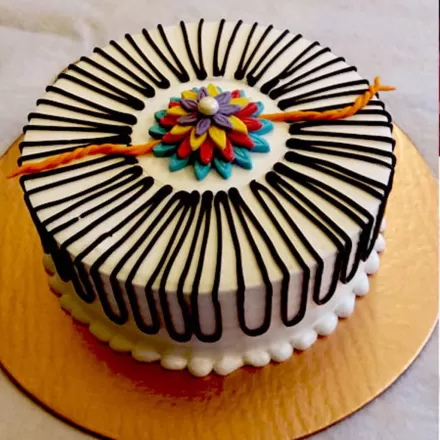 Delightful Happy Rakhi Theme Cake | CakenBake Noida