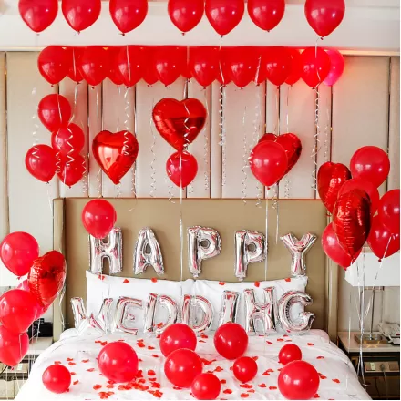 Happy Wedding Room Decoration