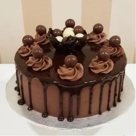 Simple Chocolate Truffle Cake