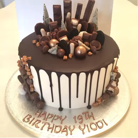Dark Chocolate Truffle Cake made with @vanhoutenprofessionalindia 46.5% dark  couverture chocolate. 😍🤤 . Loving the slim drips on this… | Instagram