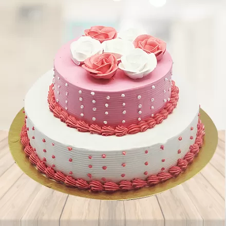 Tiered to Perfection - 2 Tier Rosette Cake – Patty's Cakes and Desserts