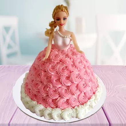 Order Barbie Doll Cartoon Cake 3 Kg Online | IndiaCakes