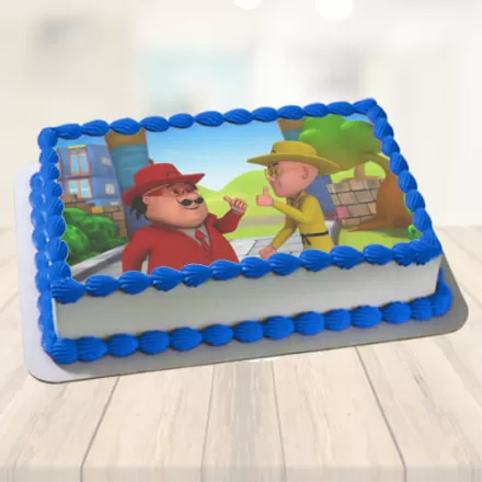 Buy/Send Motu Patlu Cake - Order Motu Patlu Theme Cake Online | Cake  designs for kids, Cartoon cake, Cake