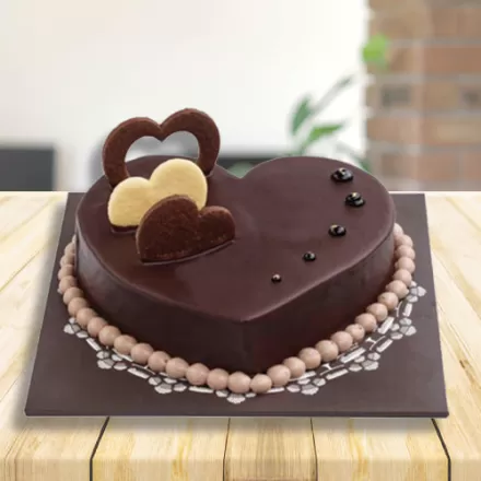 Order Online Special Floral Chocolate Cake | Blissmygift