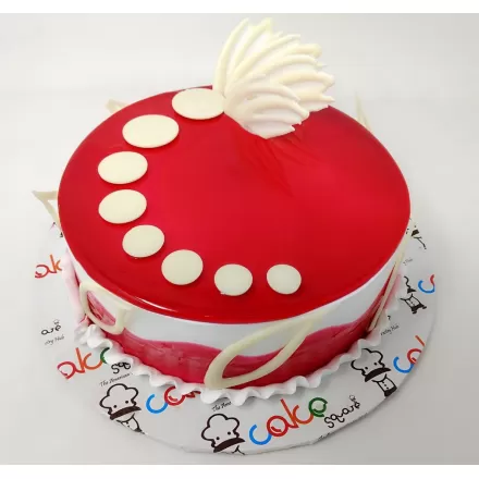 Order Strawberry 2 Tier Cake Online From Cake Palace,Narkatiyaganj