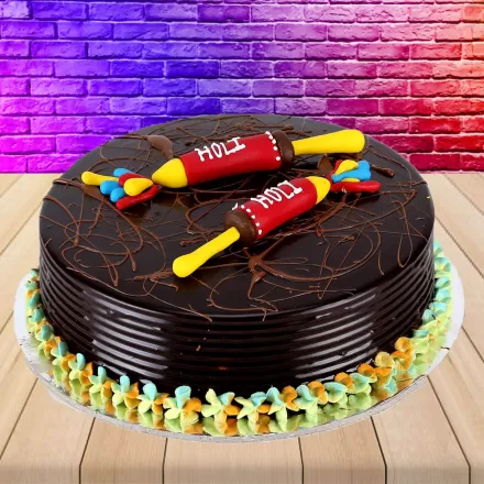 Happy Holi Cake, 24x7 Home delivery of Cake in TOLSTOY MARG, Delhi