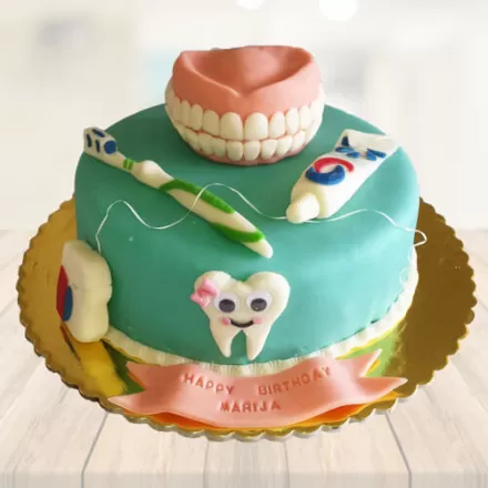 Cake for dentist | Dental cake, Tooth cake, Dentist cake