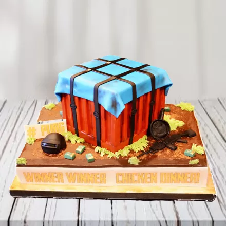 Delicacies - PUBG theme cake for those who are crazy for... | Facebook