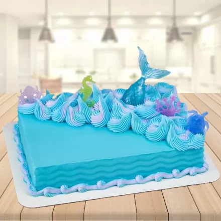 Dolphin Themed Birthday Cake - CakeCentral.com