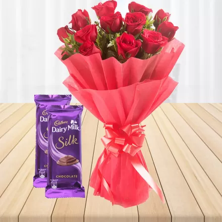 Artificial Rose Flower Gift Box Card Valentine's Day Rose - Temu