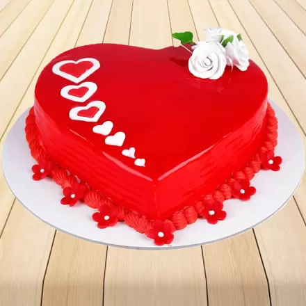Valentine Heart Shaped Cake - Buy, Send & Order Online Delivery In India -  Cake2homes